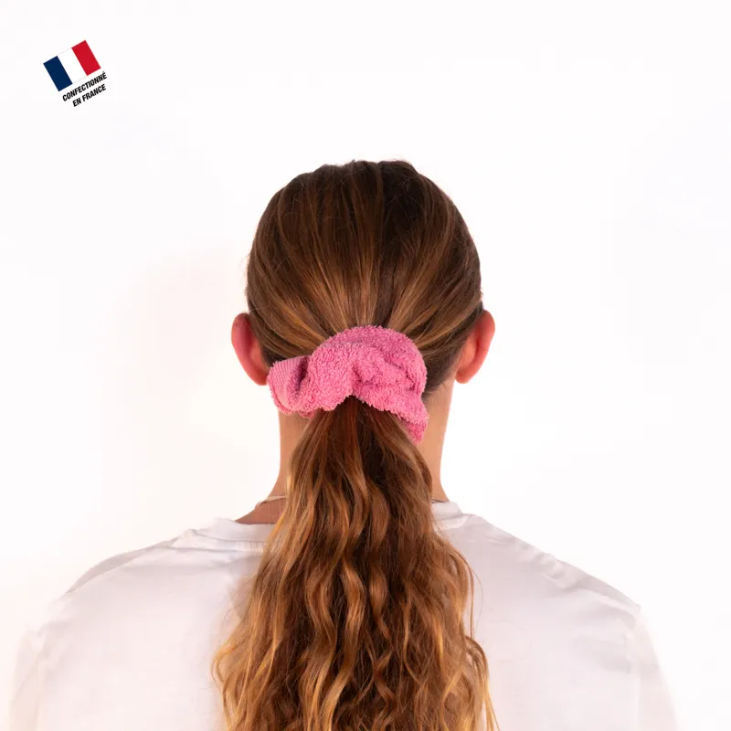 Chouchou upcyclé Pink Mellow Sea